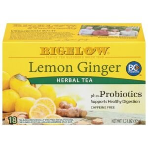 Ginger with lemon tea